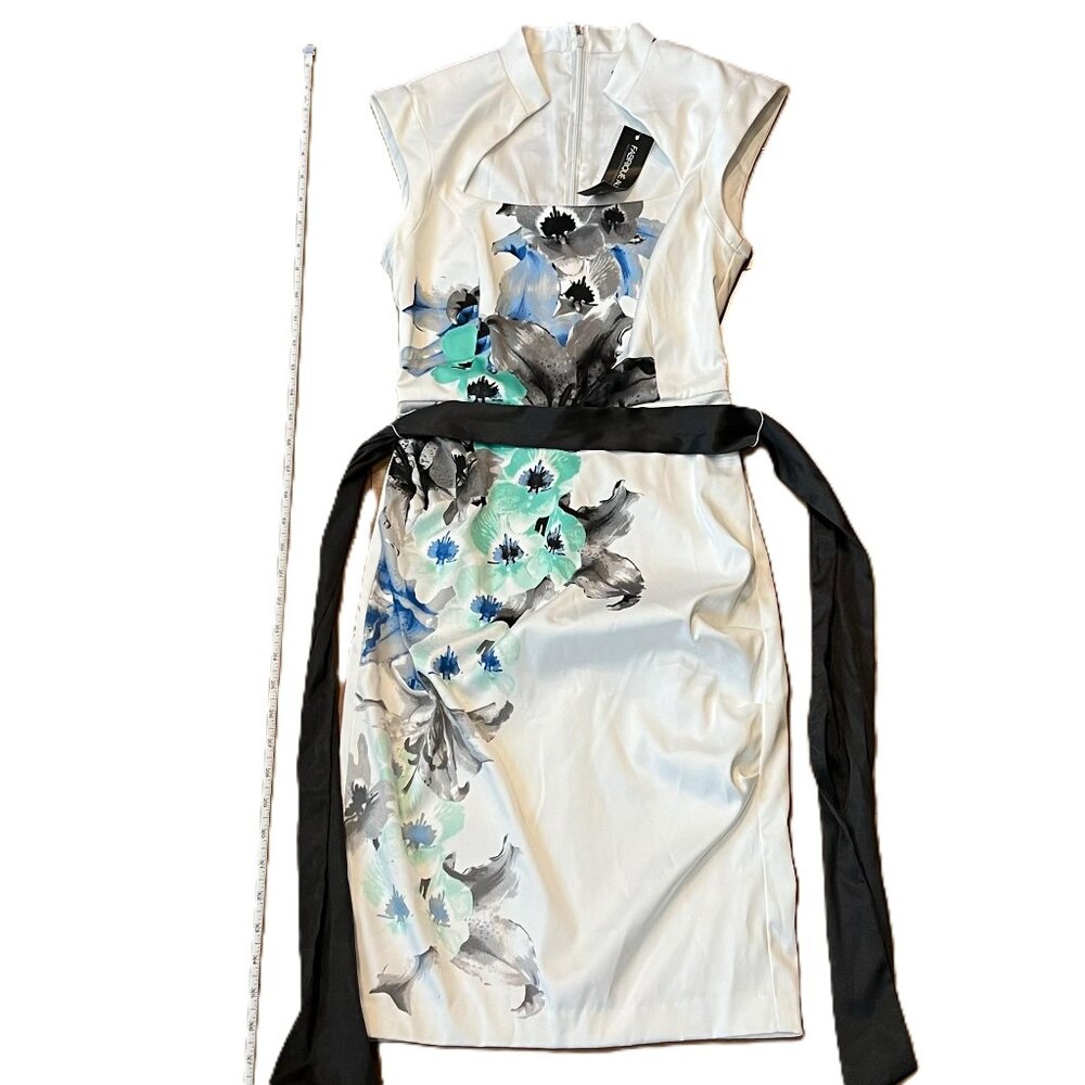 Le Chateau Satin Floral Dress NWT Size XXS